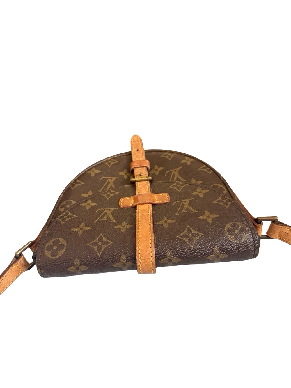 Louis Vuitton Vintage Chantilly Monogram Canvas Crossbody Saddle Bag - Picture 13 of 17